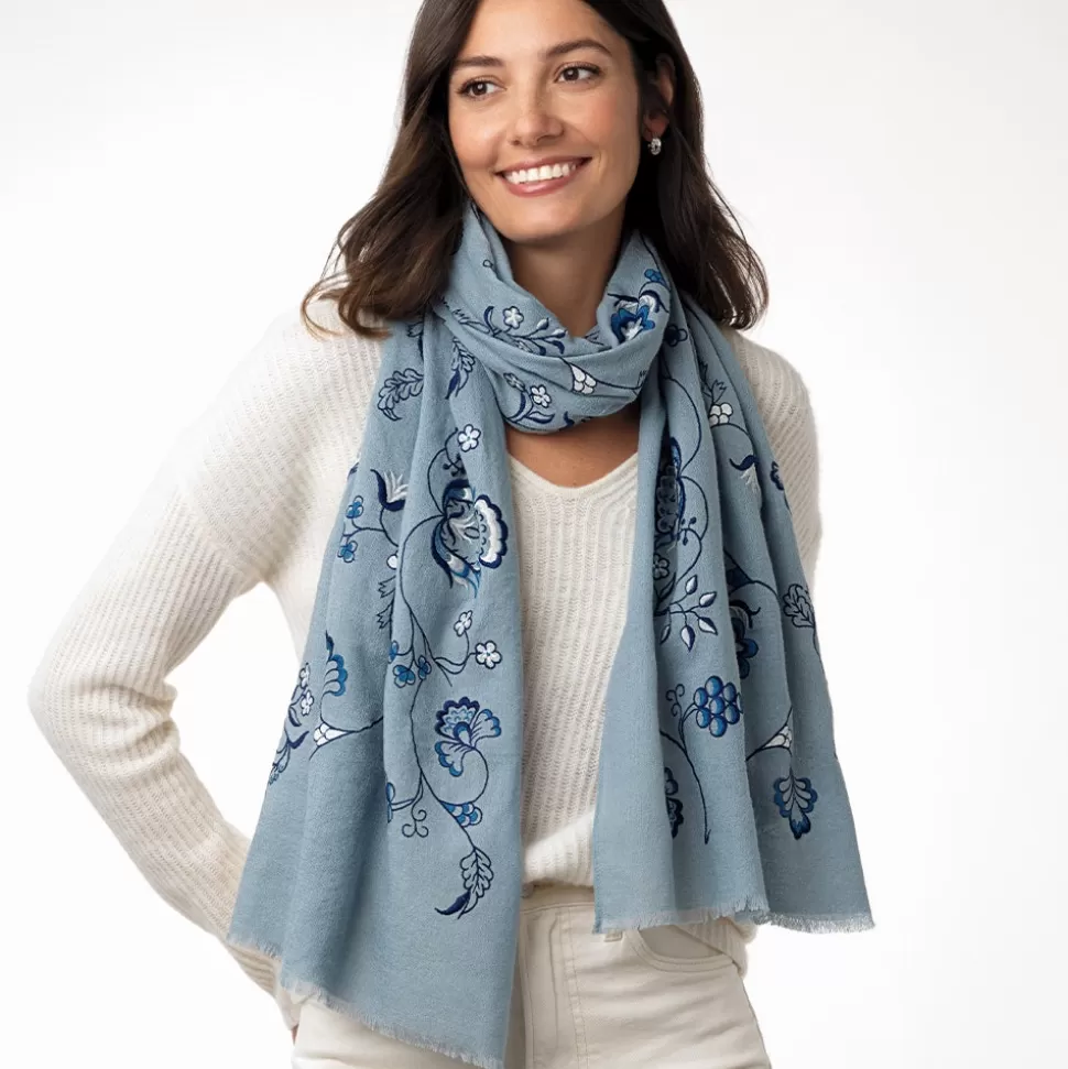 Scarves & Wraps*The Met Store American Vines Embroidered Shawl