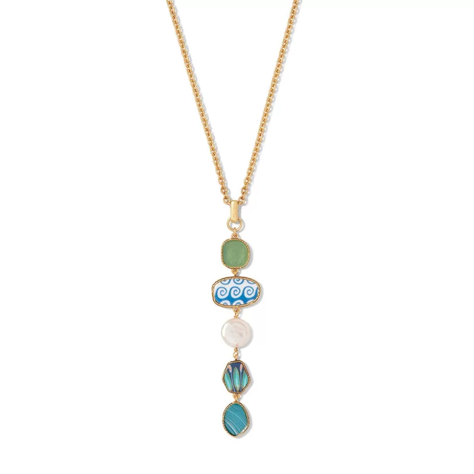Necklaces*The Met Store Ancient Mixed Motifs Glass Pendant Drop Necklace