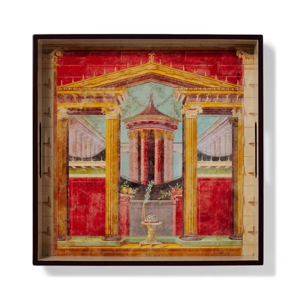 Tableware | Decorative Accents*The Met Store Boscoreale Fresco Wood Lacquer Tray