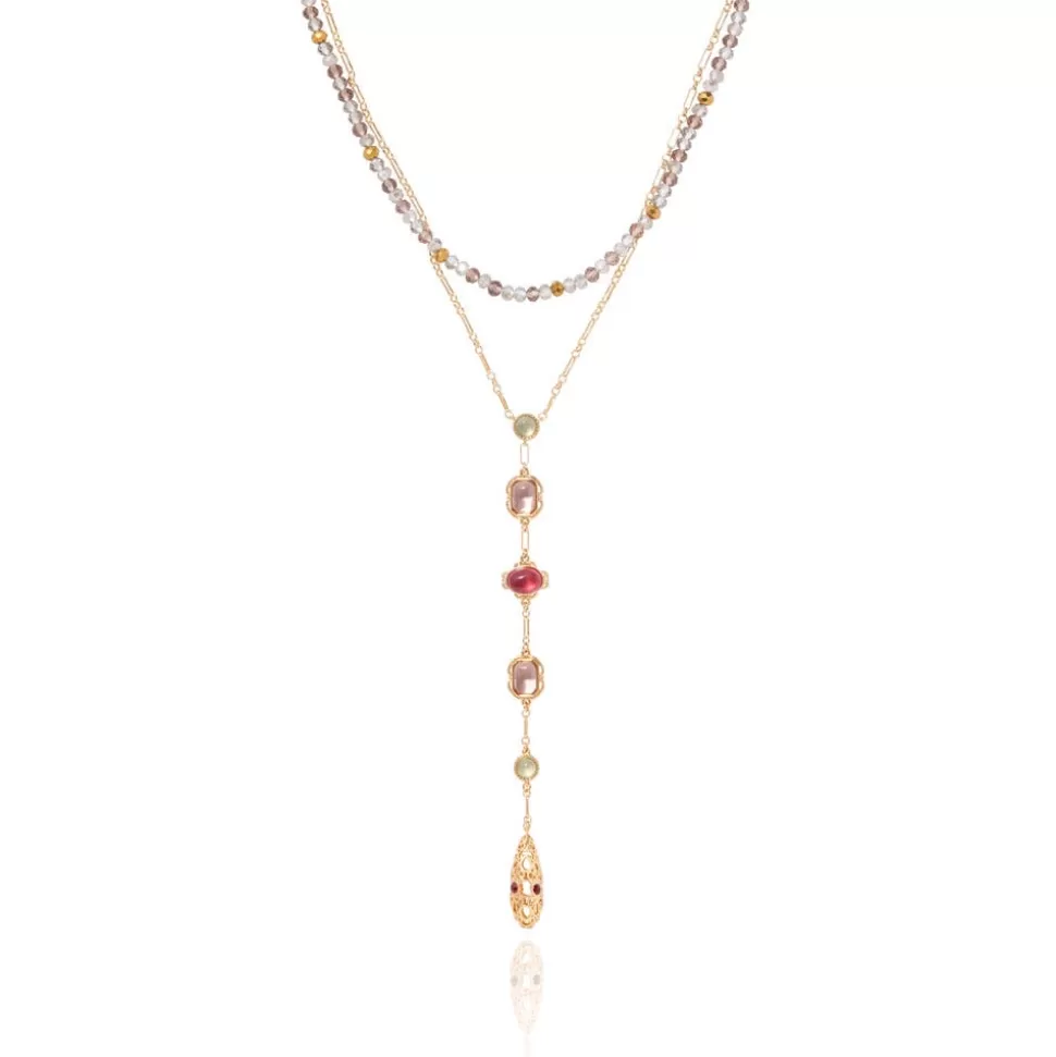 Necklaces*The Met Store Cascading Gems Y-Necklace