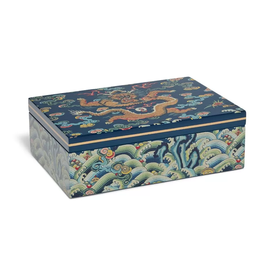 Decorative Accents*The Met Store Chinese Dragon Rank Badge Lacquer Box