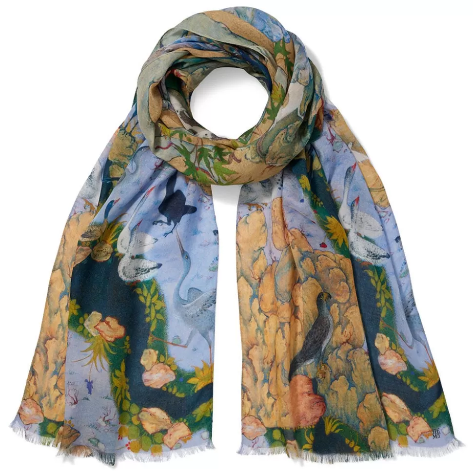 Scarves & Wraps*The Met Store Concourse of the Birds Oblong Scarf