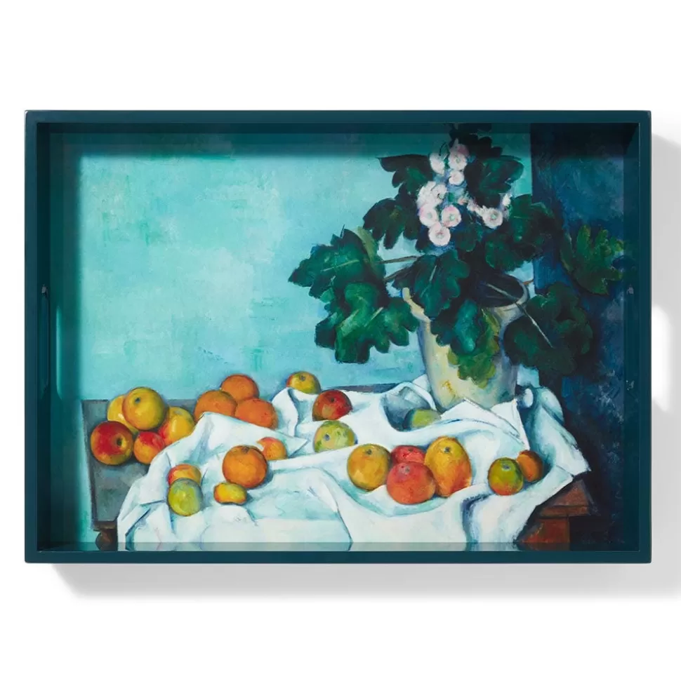 Tableware | Decorative Accents*The Met Store Cézanne Apples and Primroses Rectangular Lacquer Tray