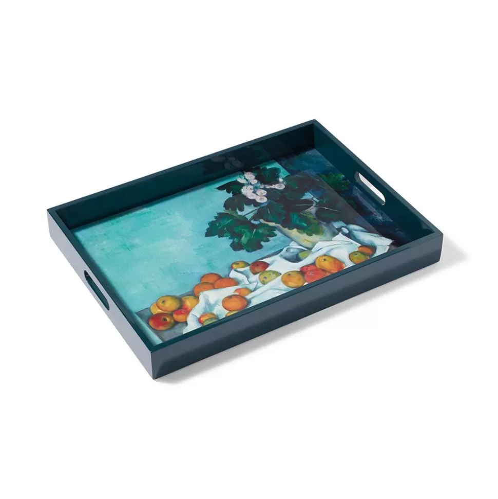 Tableware | Decorative Accents*The Met Store Cézanne Apples and Primroses Rectangular Lacquer Tray