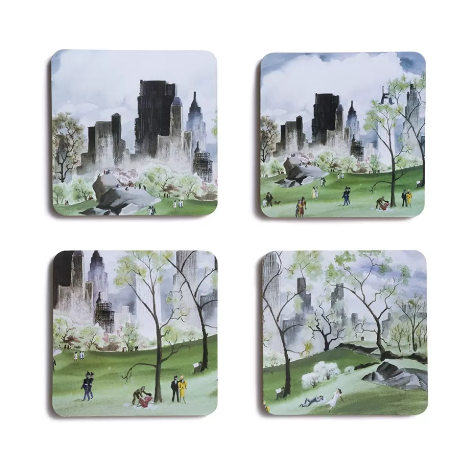 Tableware*The Met Store Dehn Spring in Central Park Coasters