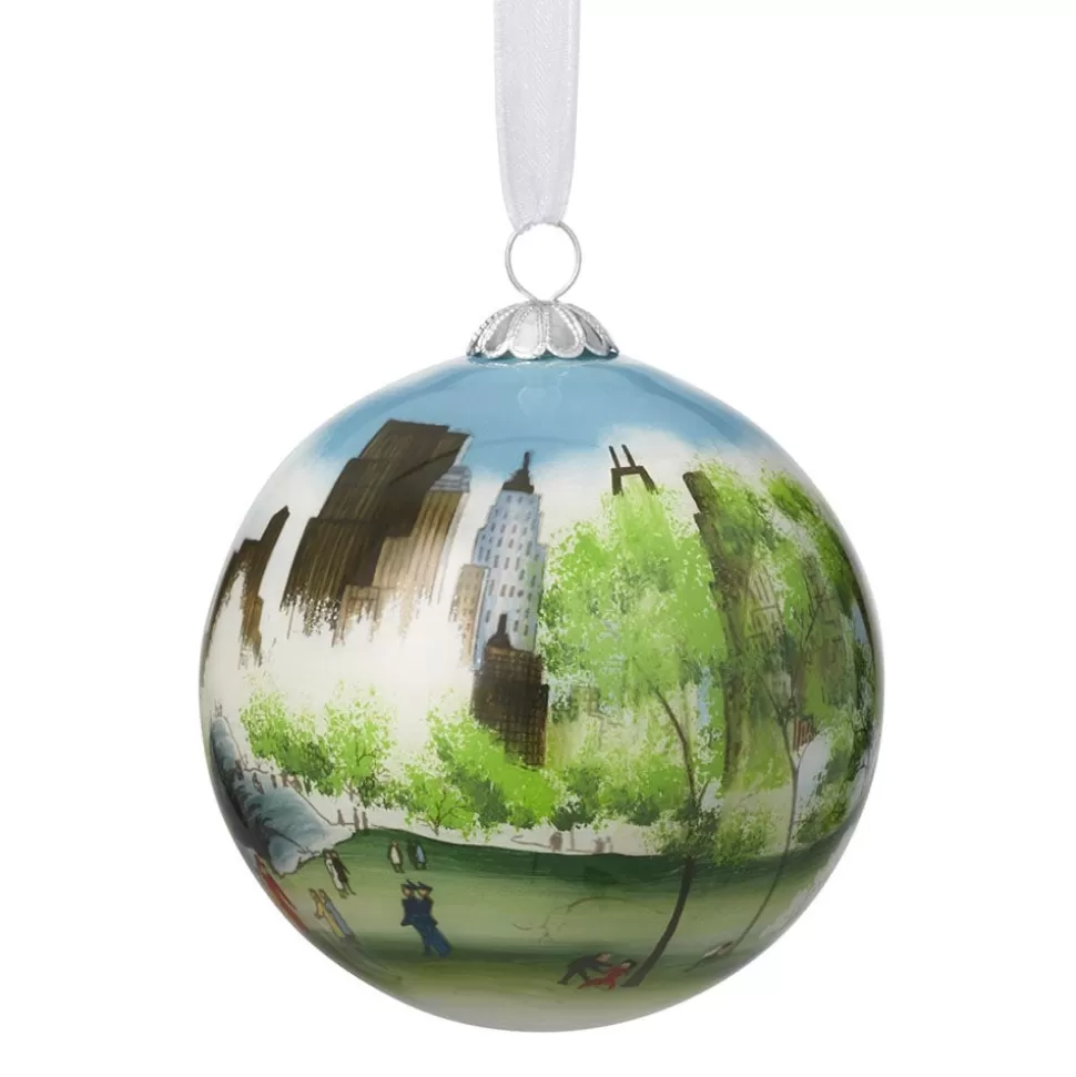 Ornaments*The Met Store Dehn Spring in Central Park Hand-Painted Glass Ornament