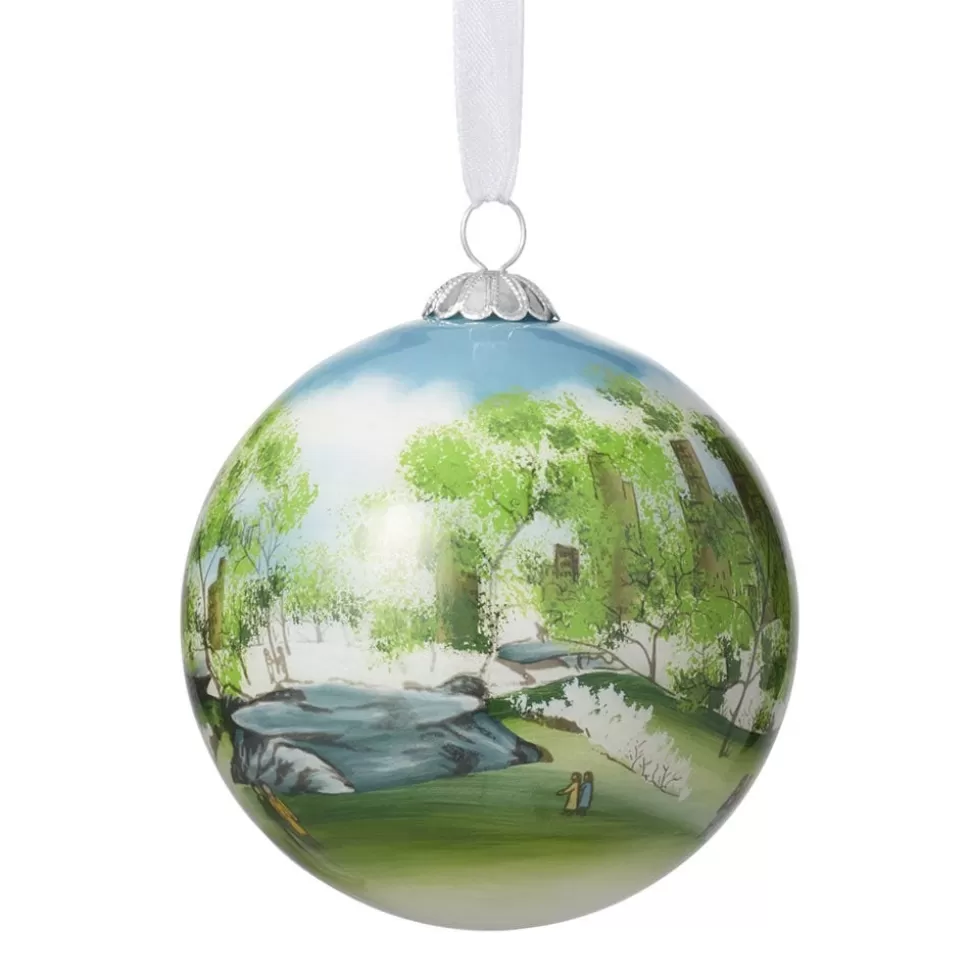 Ornaments*The Met Store Dehn Spring in Central Park Hand-Painted Glass Ornament