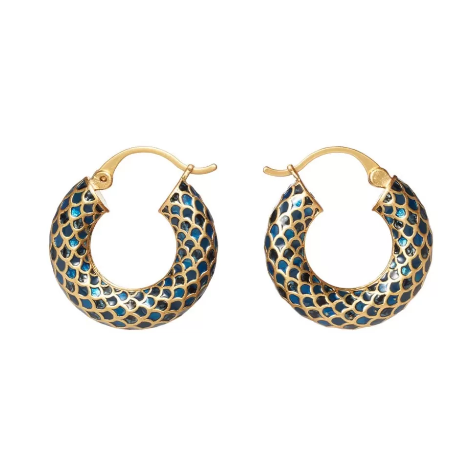 Earrings*The Met Store Egyptian Feather Hoop Earrings