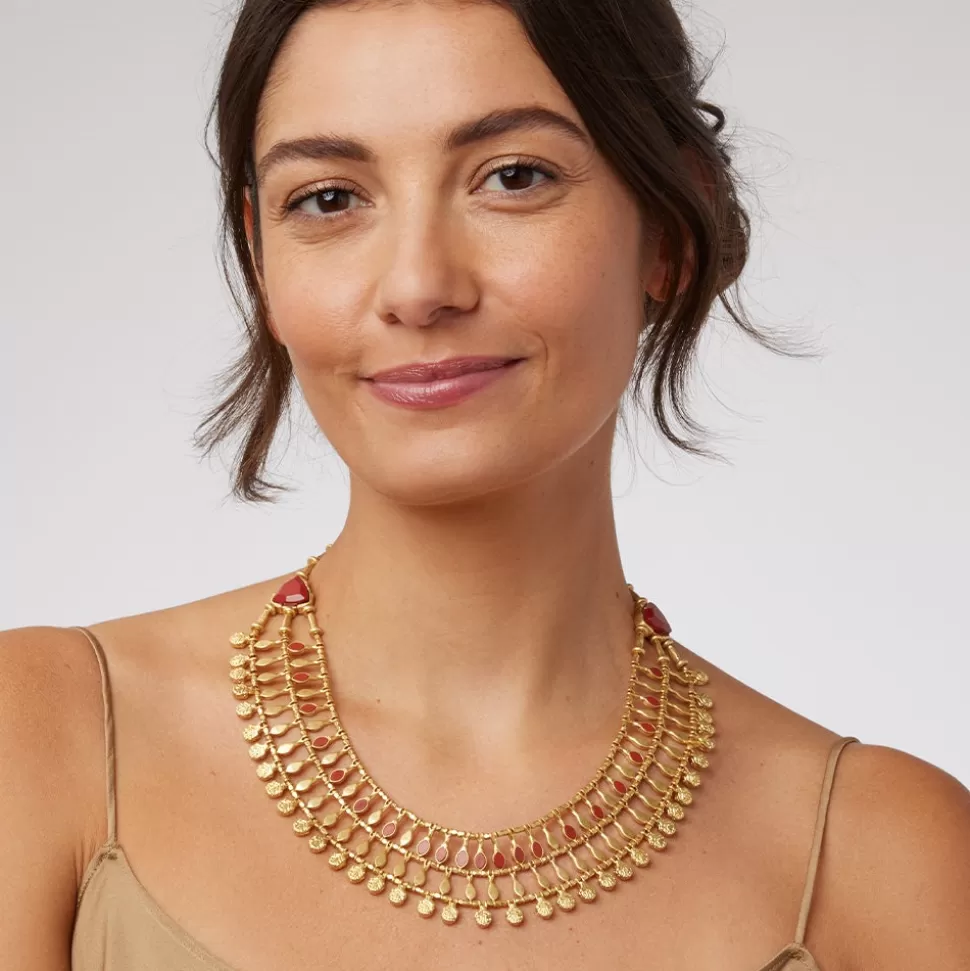 Necklaces*The Met Store Egyptian Nefer Amulet Red Jasper Collar Necklace