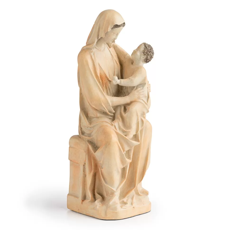 Sculpture*The Met Store Enthroned Virgin and Child Sculpture