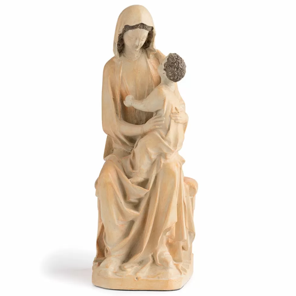 Sculpture*The Met Store Enthroned Virgin and Child Sculpture