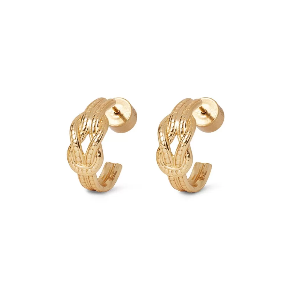 Earrings*The Met Store Herakles Knot Hoop Earrings