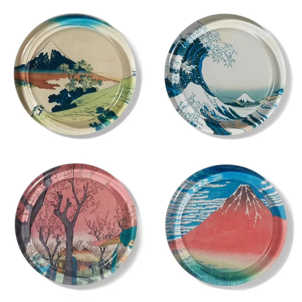 Tableware*The Met Store Hokusai Prints Glass Coasters