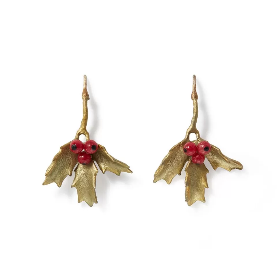 Earrings*The Met Store Holly Berry Jade Drop Earrings