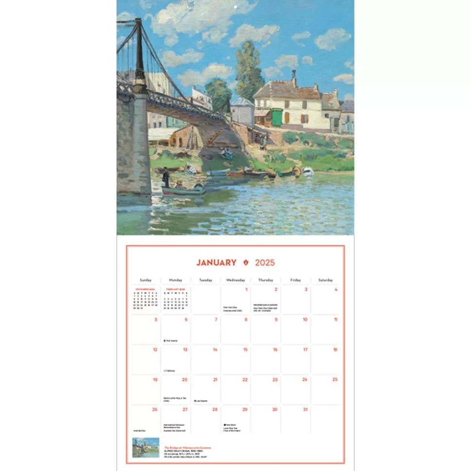 Calendars*The Met Store Impressionism and Post-Impressionism Wall Calendar 2025
