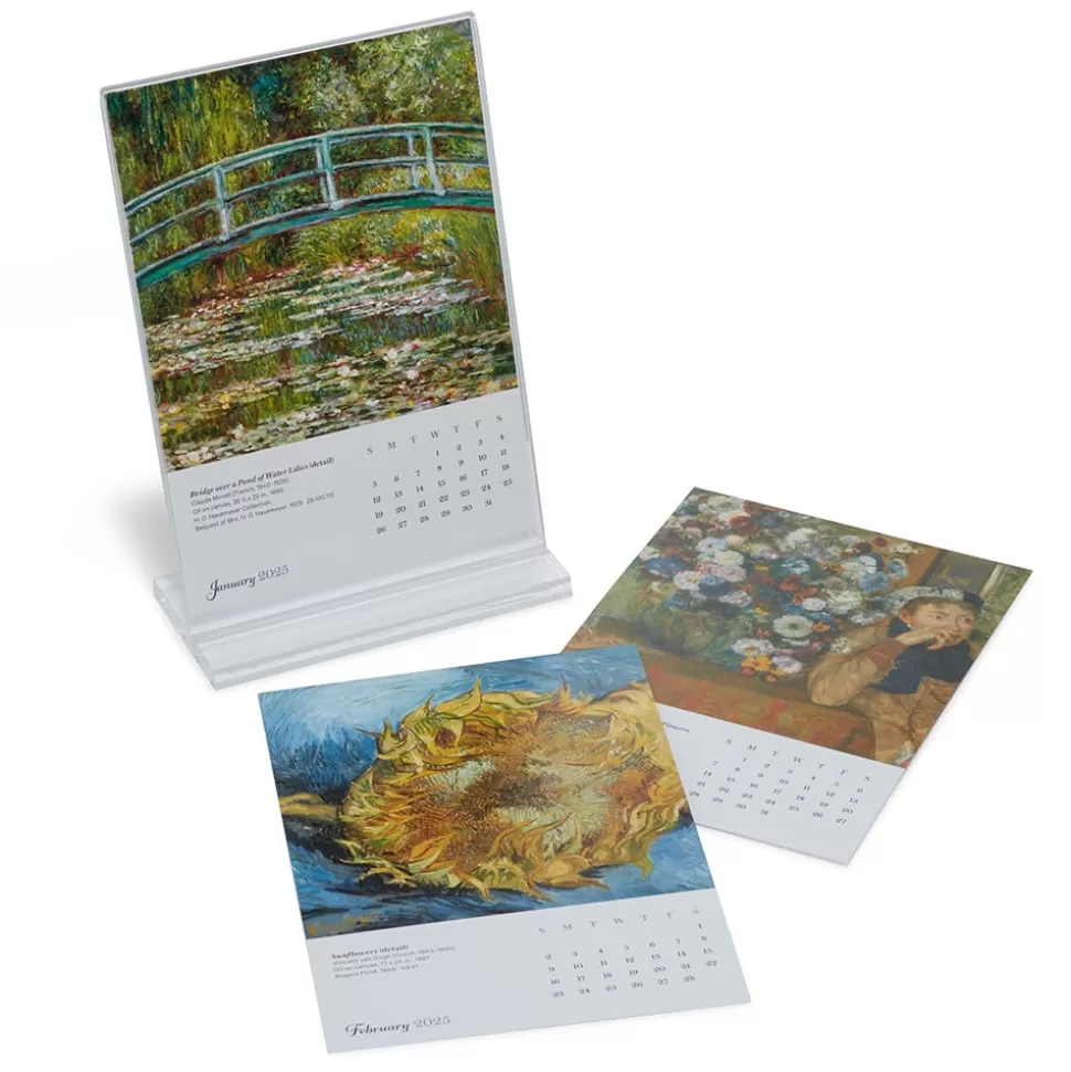 Calendars*The Met Store Impressionism Gardens Plexiglass Calendar Refill 2025