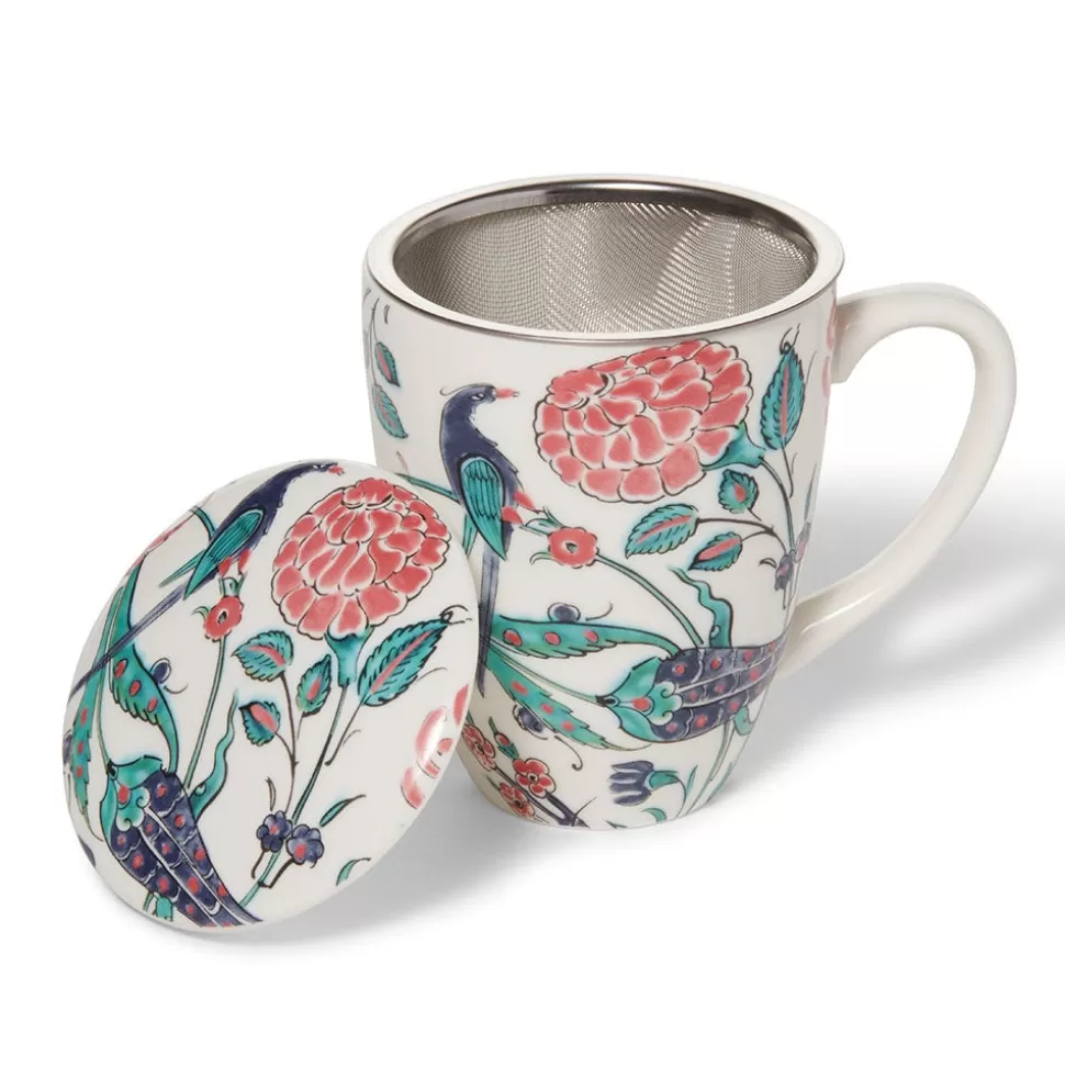 Tableware*The Met Store Iznik Garden Covered Mug with Tea Infuser