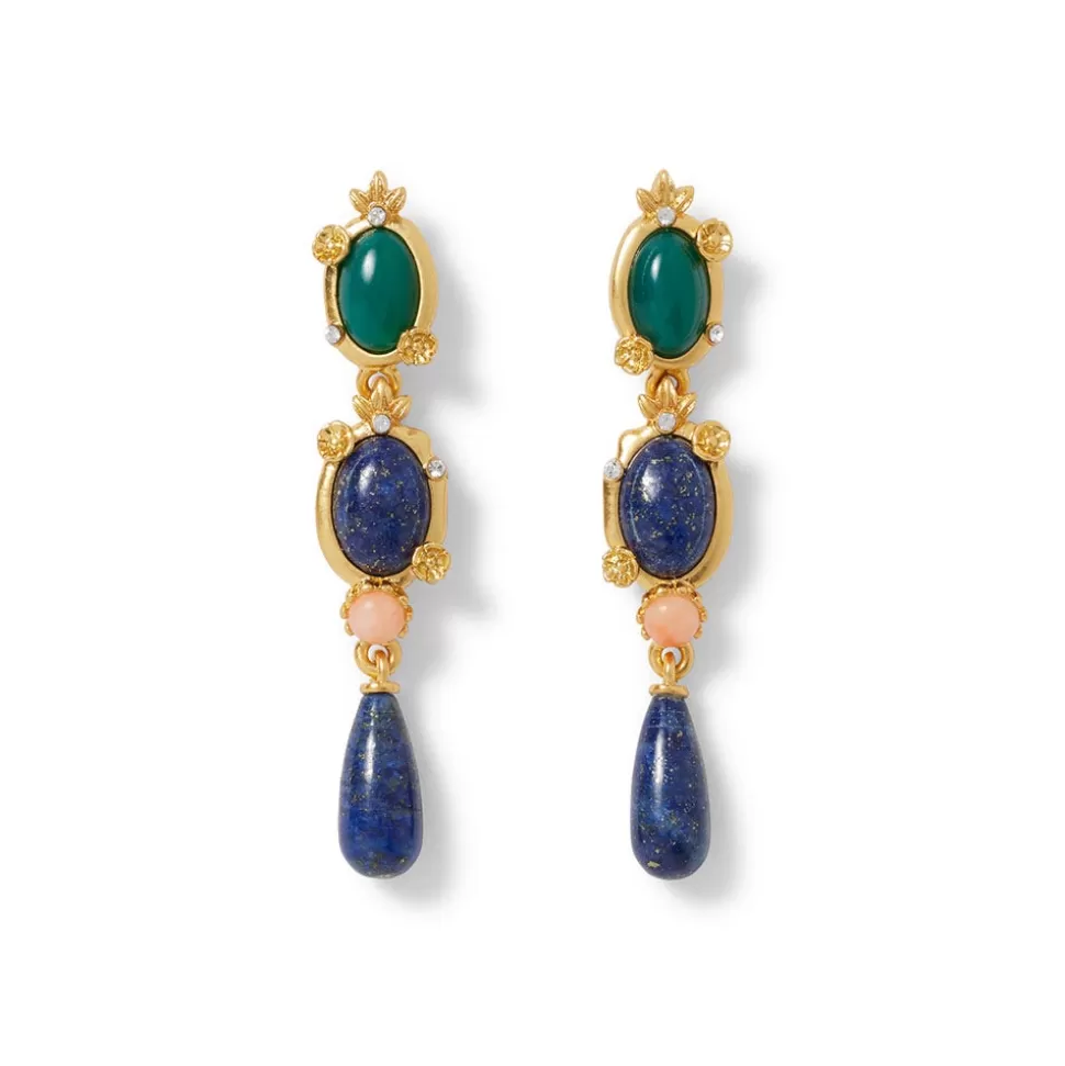 Earrings*The Met Store Japanese Imari Linear Drop Earrings