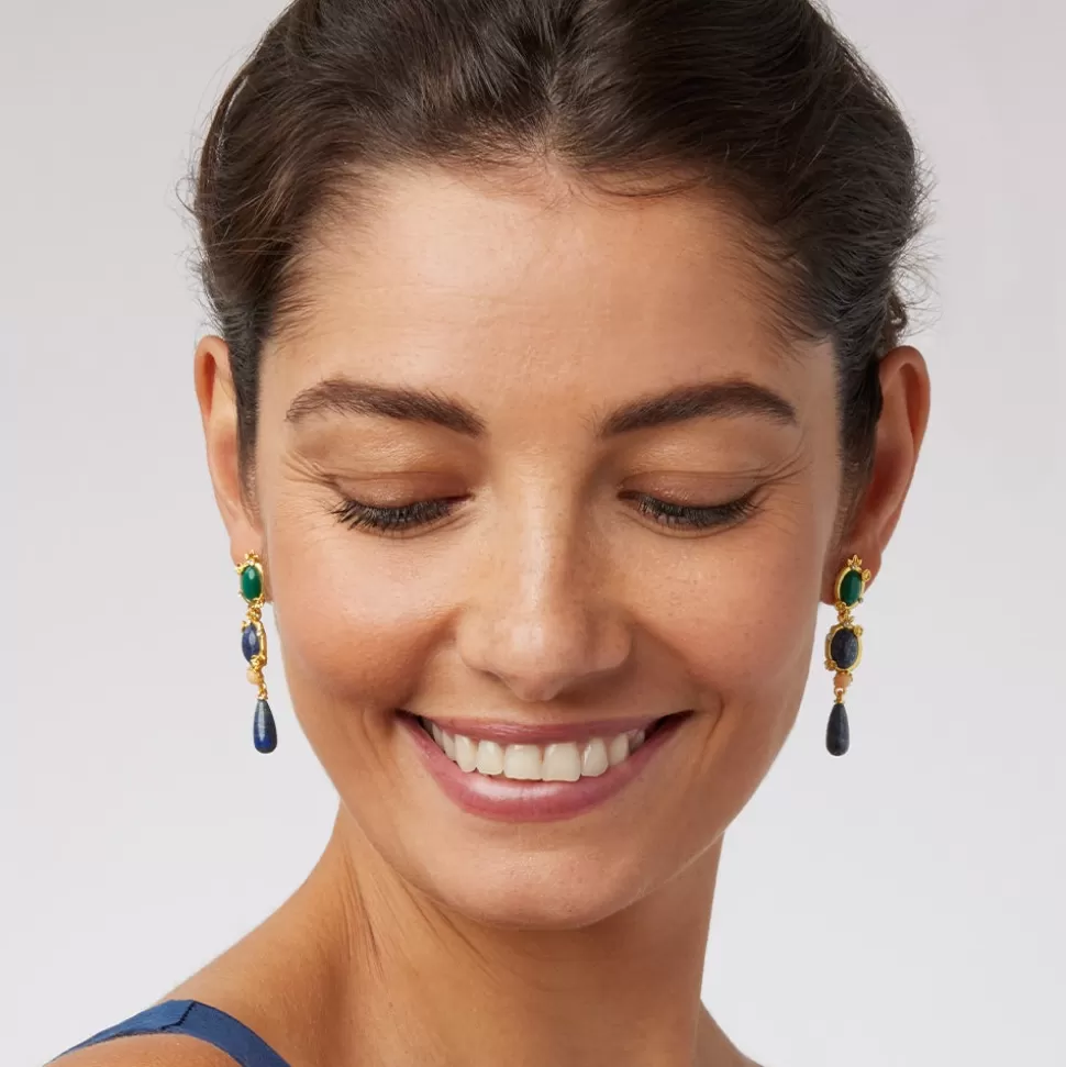 Earrings*The Met Store Japanese Imari Linear Drop Earrings