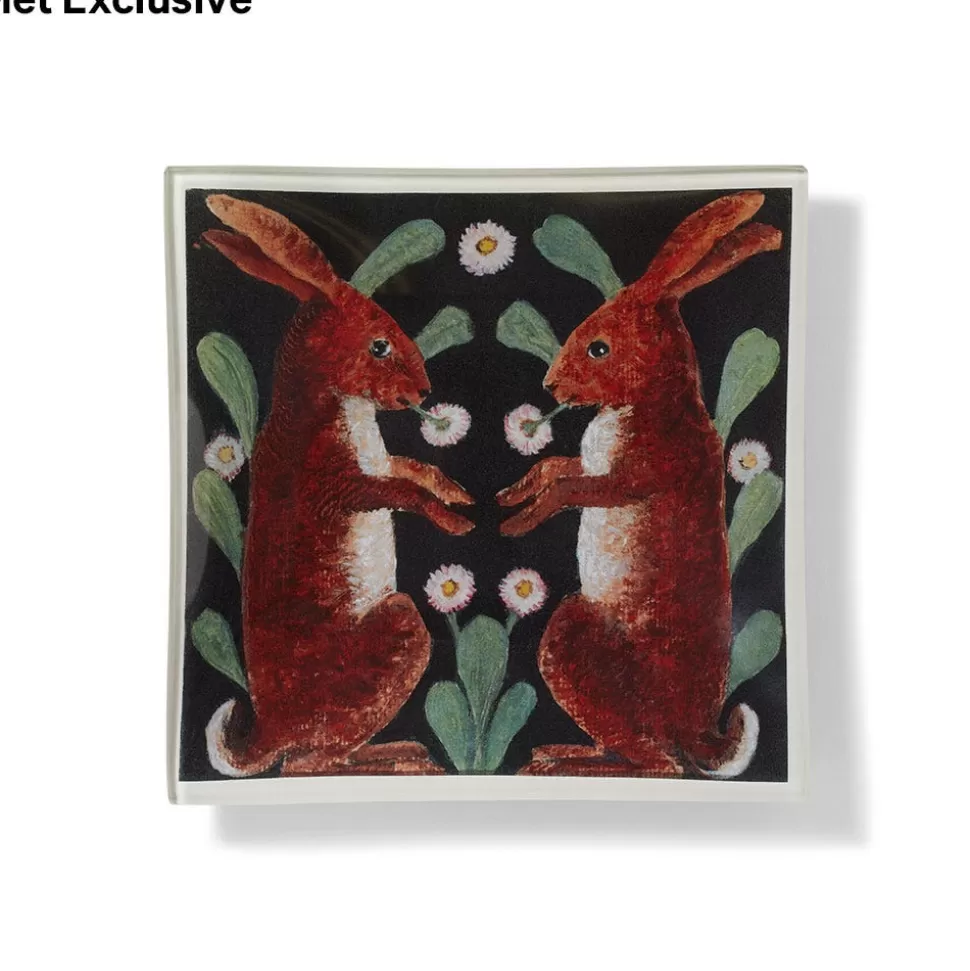 Decorative Accents*The Met Store John Derian Two Hares Decoupage Vide Poche