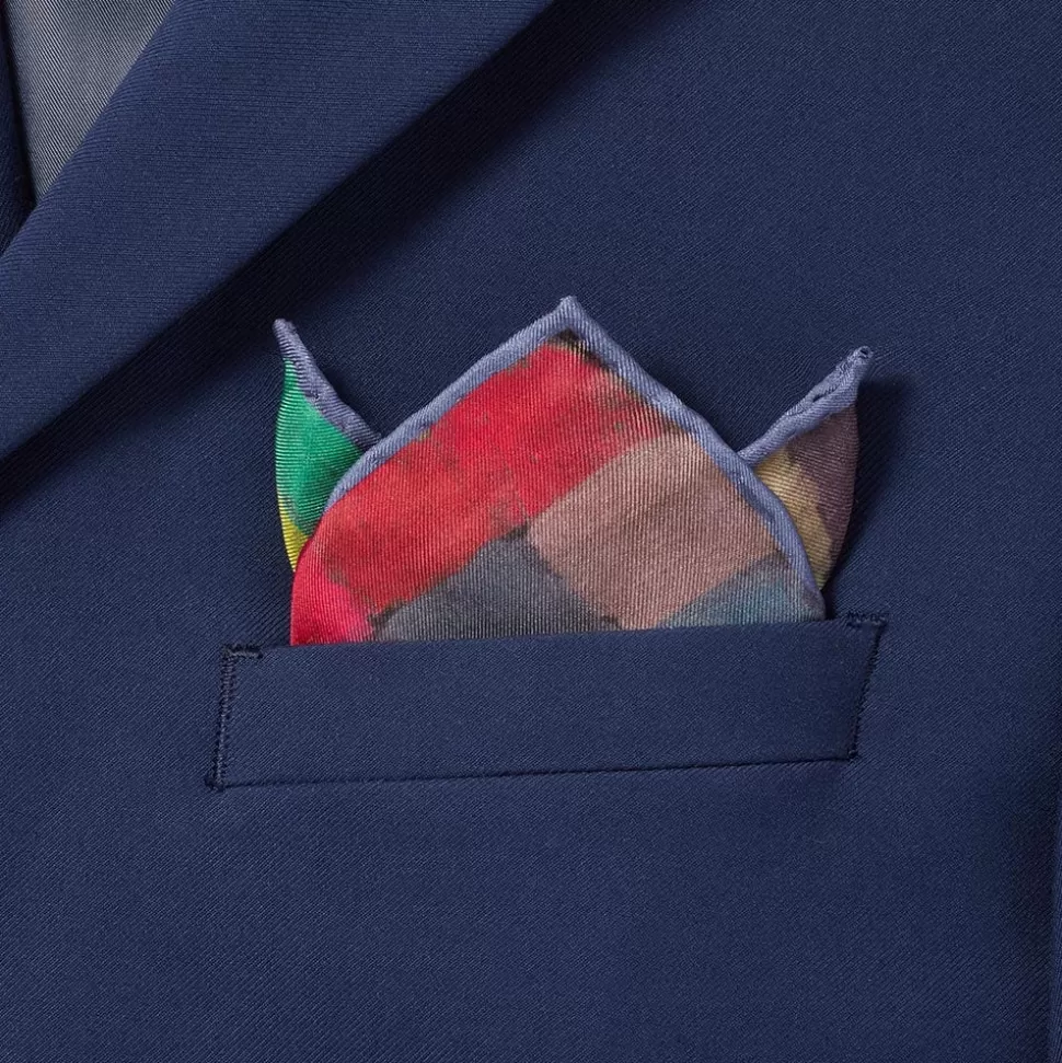 Small Accessories*The Met Store Klee May Picture Silk Pocket Square