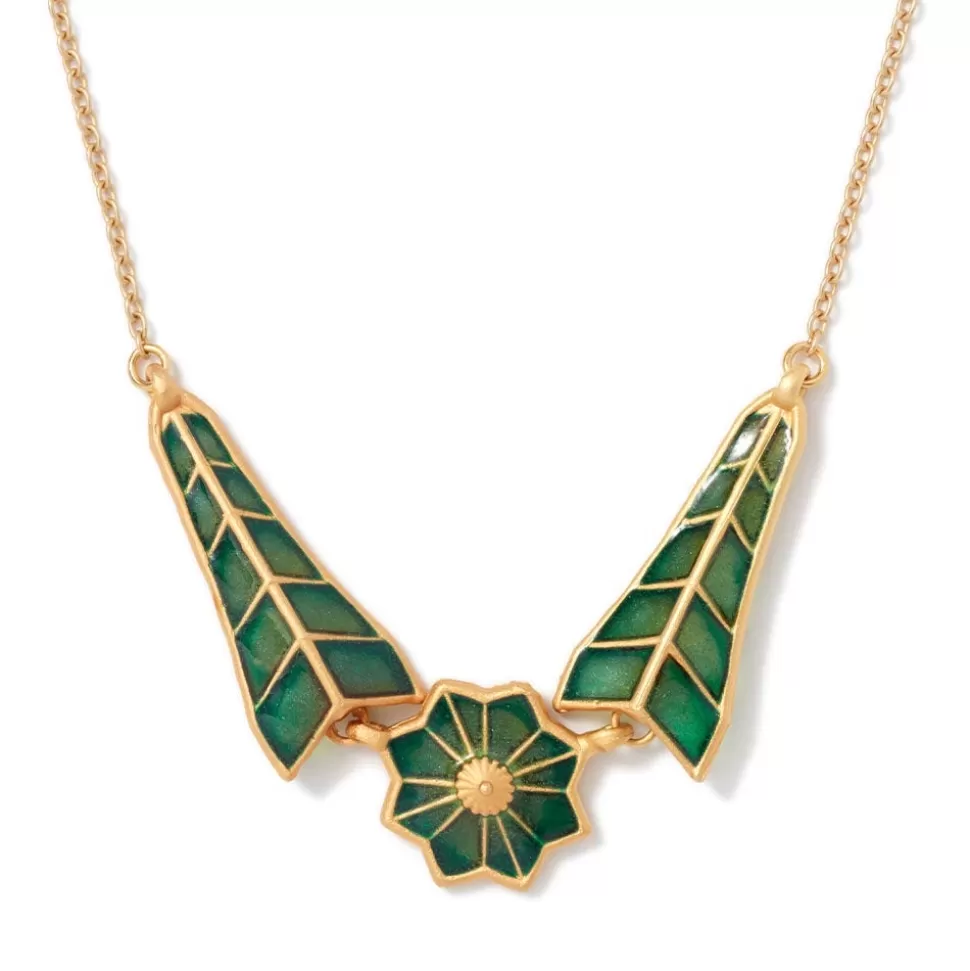 Necklaces*The Met Store Lotus Pagoda Plique-à-Jour Pendant Necklace
