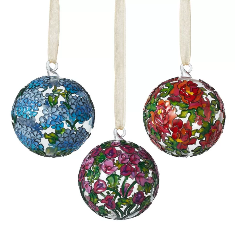 Ornaments*The Met Store Louis C. Tiffany Garden Landscape Cloisonné Ornament Set