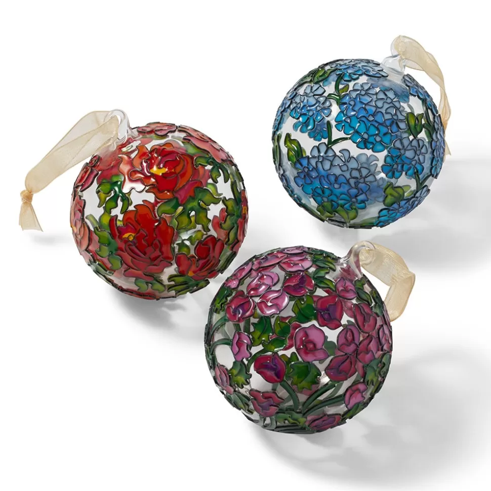 Ornaments*The Met Store Louis C. Tiffany Garden Landscape Cloisonné Ornament Set
