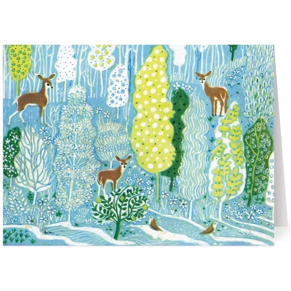 Holiday Cards*The Met Store Malta: Deer and Trees Holiday Cards