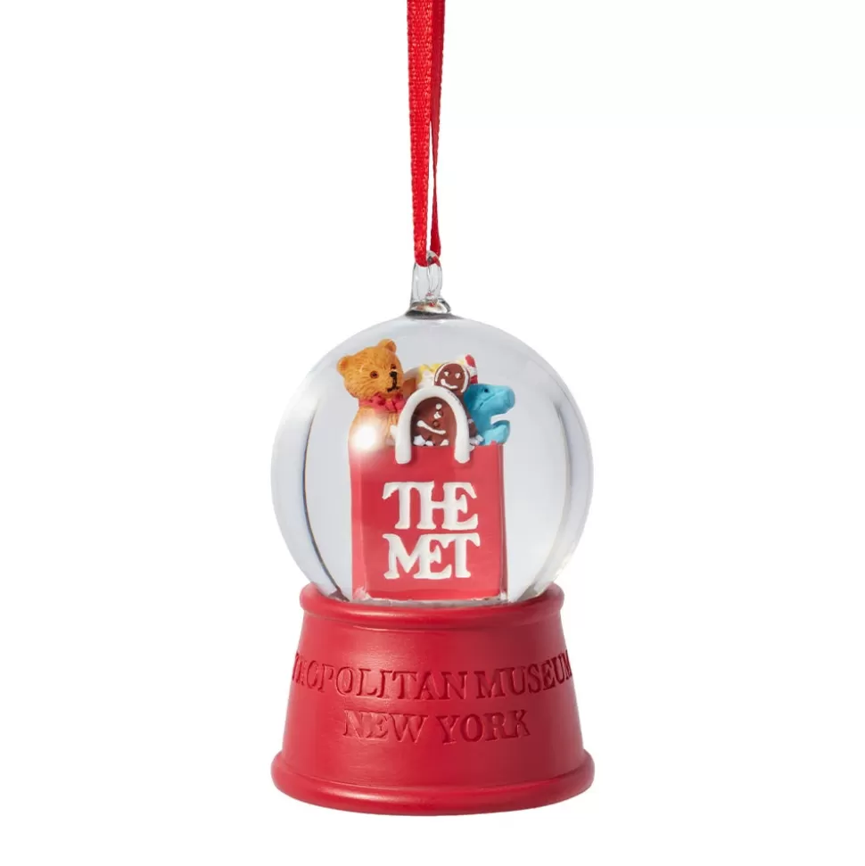 Ornaments*The Met Store Met Shopping Bag Snow Globe Ornament