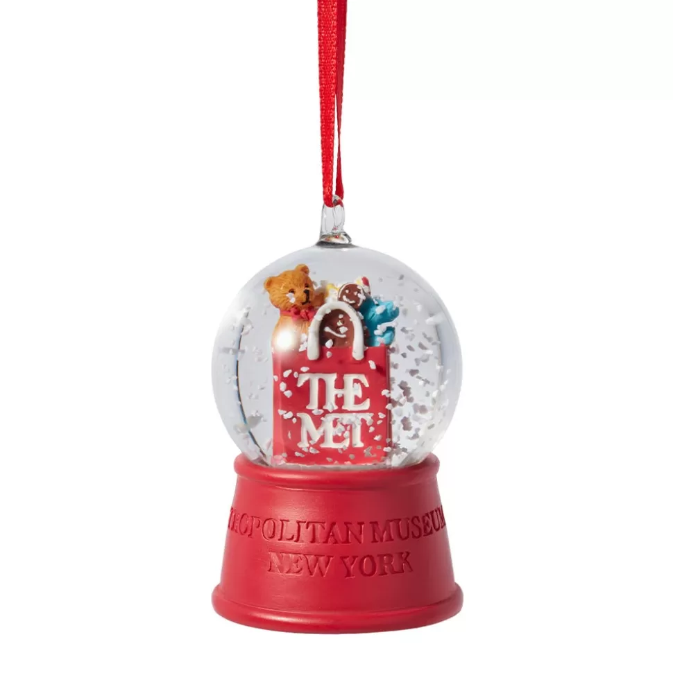 Ornaments*The Met Store Met Shopping Bag Snow Globe Ornament