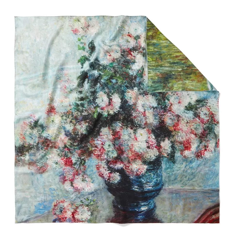 Scarves & Wraps*The Met Store Monet Blooms Double-Sided Square Silk Scarf
