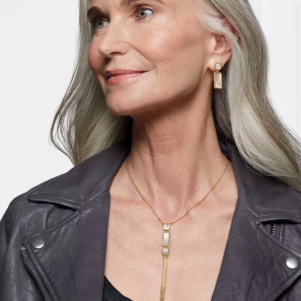 Necklaces*The Met Store Mother-of-Pearl Tile Double Lariat Necklace