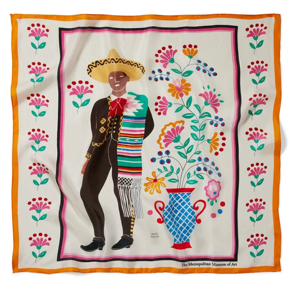 Scarves & Wraps*The Met Store Mérida Saltillo Dress Silk Neckerchief
