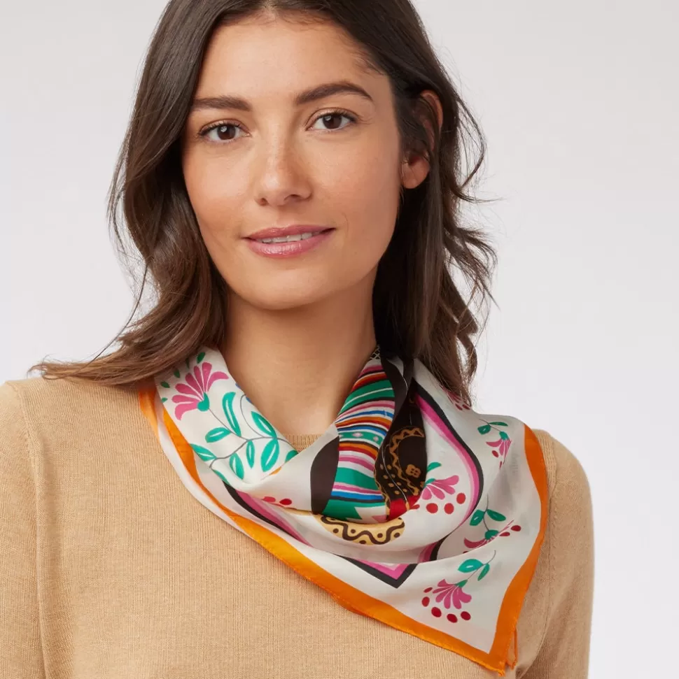 Scarves & Wraps*The Met Store Mérida Saltillo Dress Silk Neckerchief