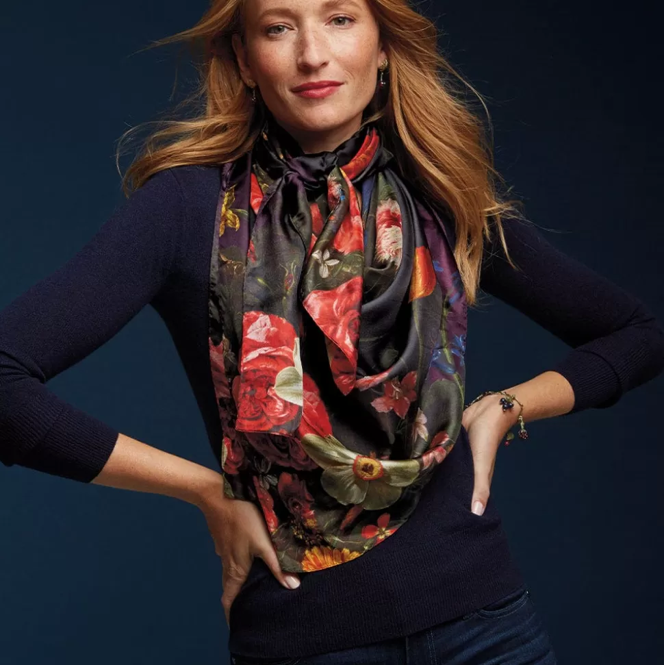 Scarves & Wraps*The Met Store Peeters Bouquet of Flowers Oversize Oblong Scarf