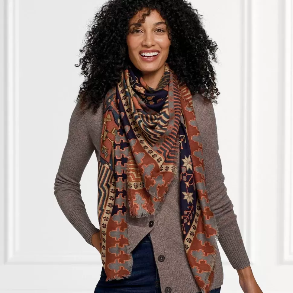 Scarves & Wraps*The Met Store Persian Garden Oversize Square Wool Scarf