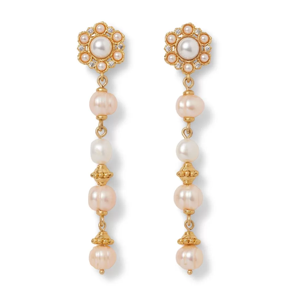 Earrings*The Met Store Philippine Pearl Linear Drop Earrings
