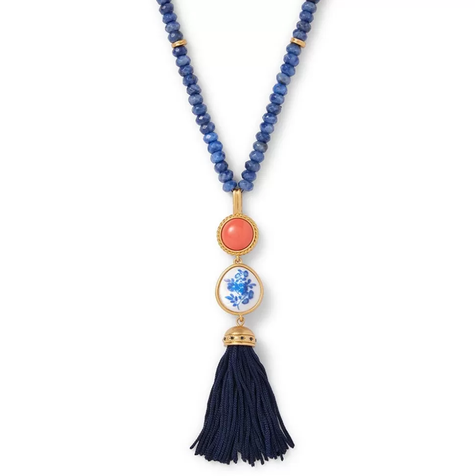 Jewelry Sets*The Met Store Qing Bottle Lariat Necklace and Floral Drop Earrings Set