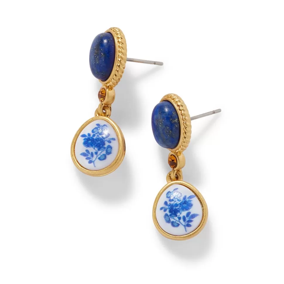 Jewelry Sets*The Met Store Qing Bottle Lariat Necklace and Floral Drop Earrings Set