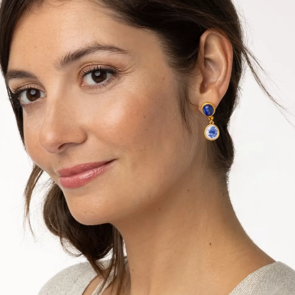 Jewelry Sets*The Met Store Qing Bottle Lariat Necklace and Floral Drop Earrings Set