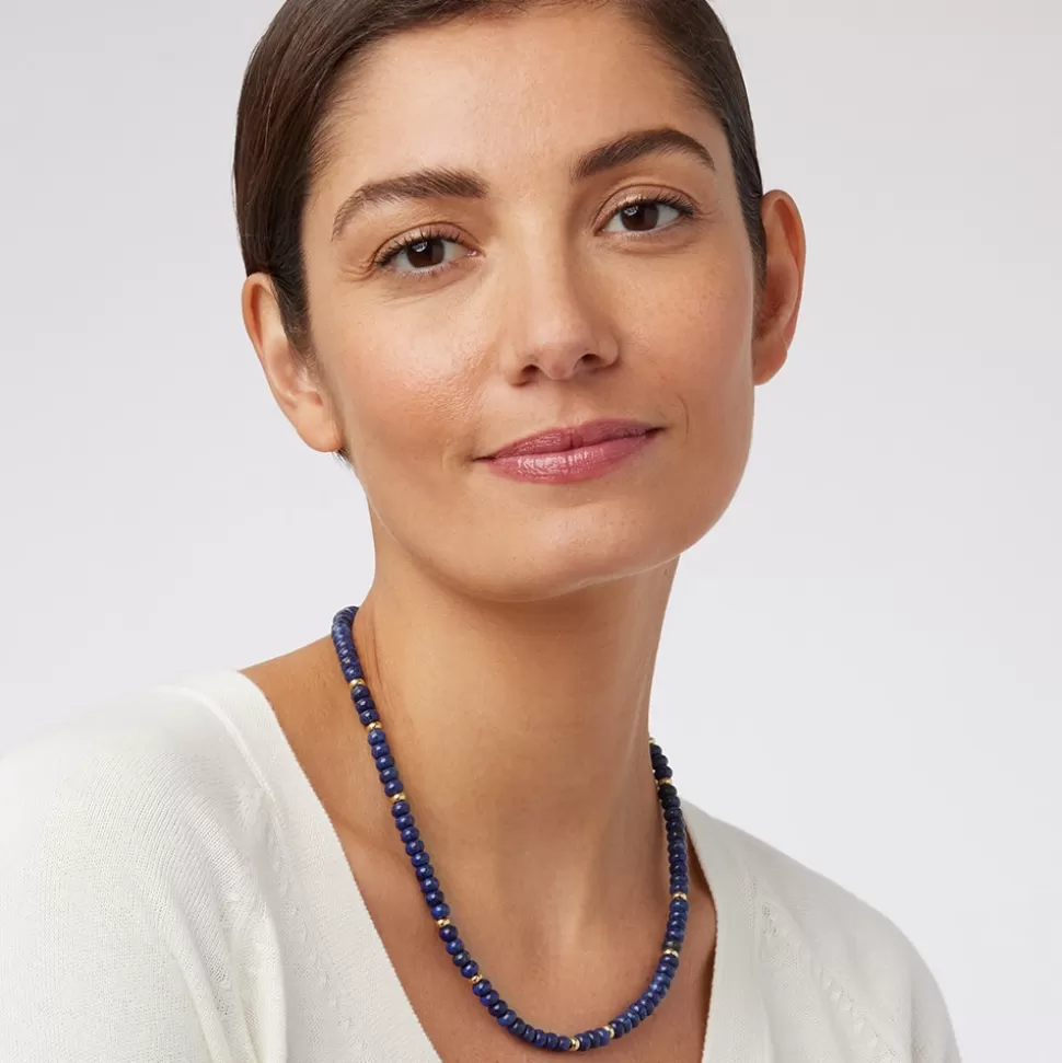 Necklaces*The Met Store Royal Egyptian Beaded Lapis Necklace