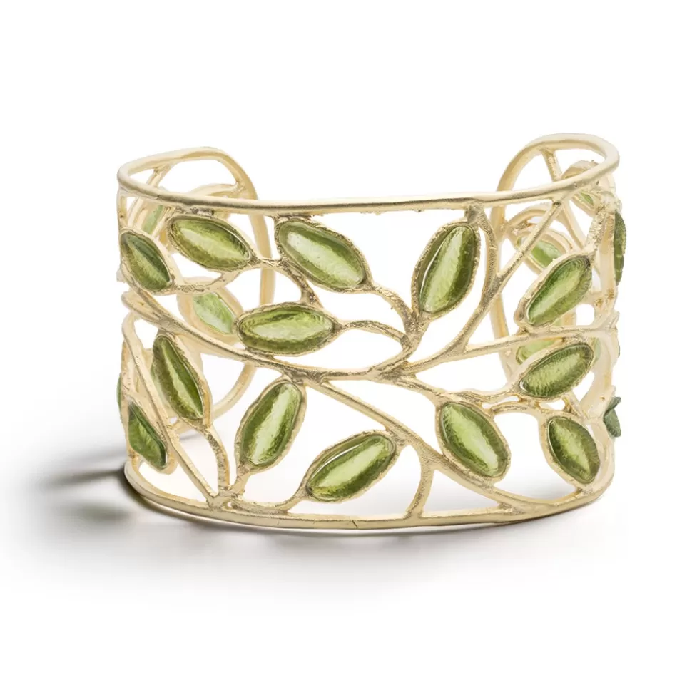 Bracelets*The Met Store Sage Leaf Cuff