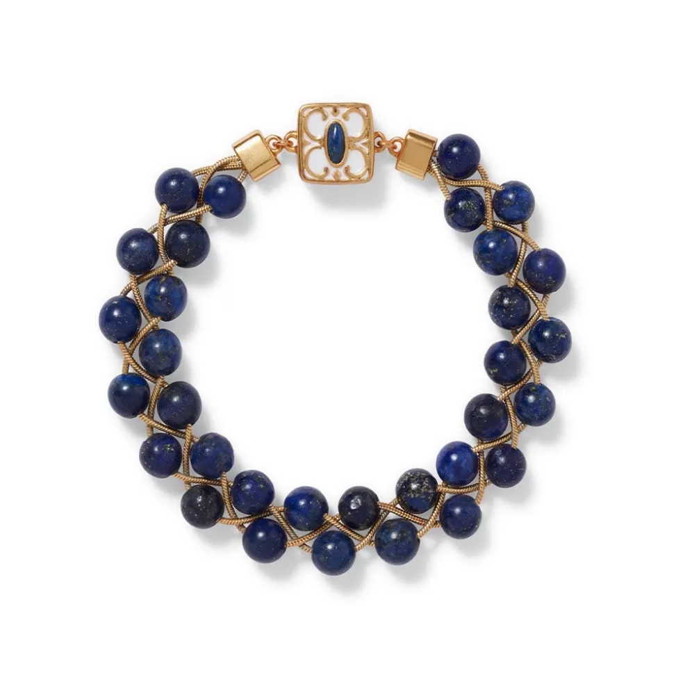 Bracelets*The Met Store Spanish Baldric Lapis Braided Bracelet