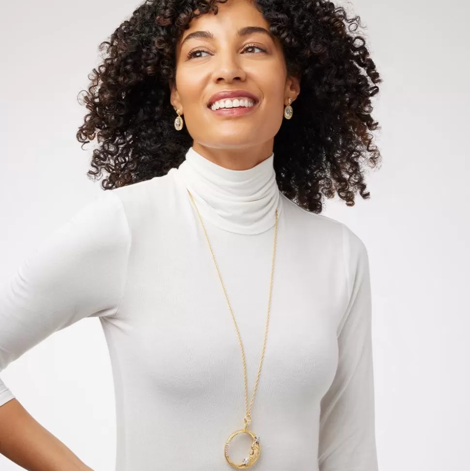 Jewelry Sets*The Met Store Spanish Day and Night Magnifier Pendant Necklace and Moon Drop Earrings Set