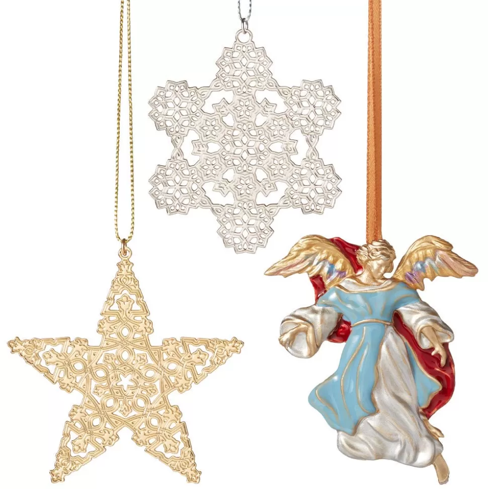 Ornaments*The Met Store 2024 Star, Snowflake, and Angel Tree Ornament Set