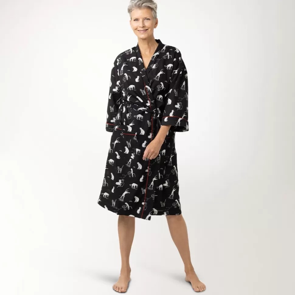 Clothing*The Met Store Steinlen Cats Unisex Cotton Robe