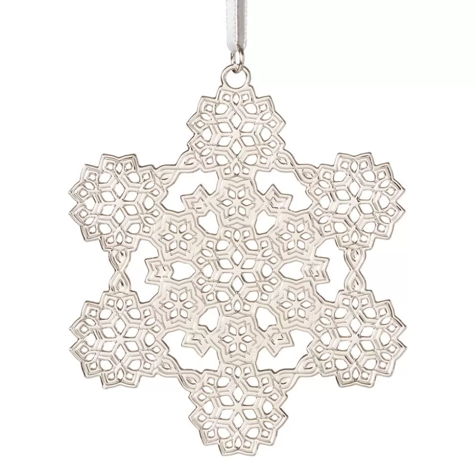 Ornaments*The Met Store 2024 Sterling Silver Snowflake Ornament