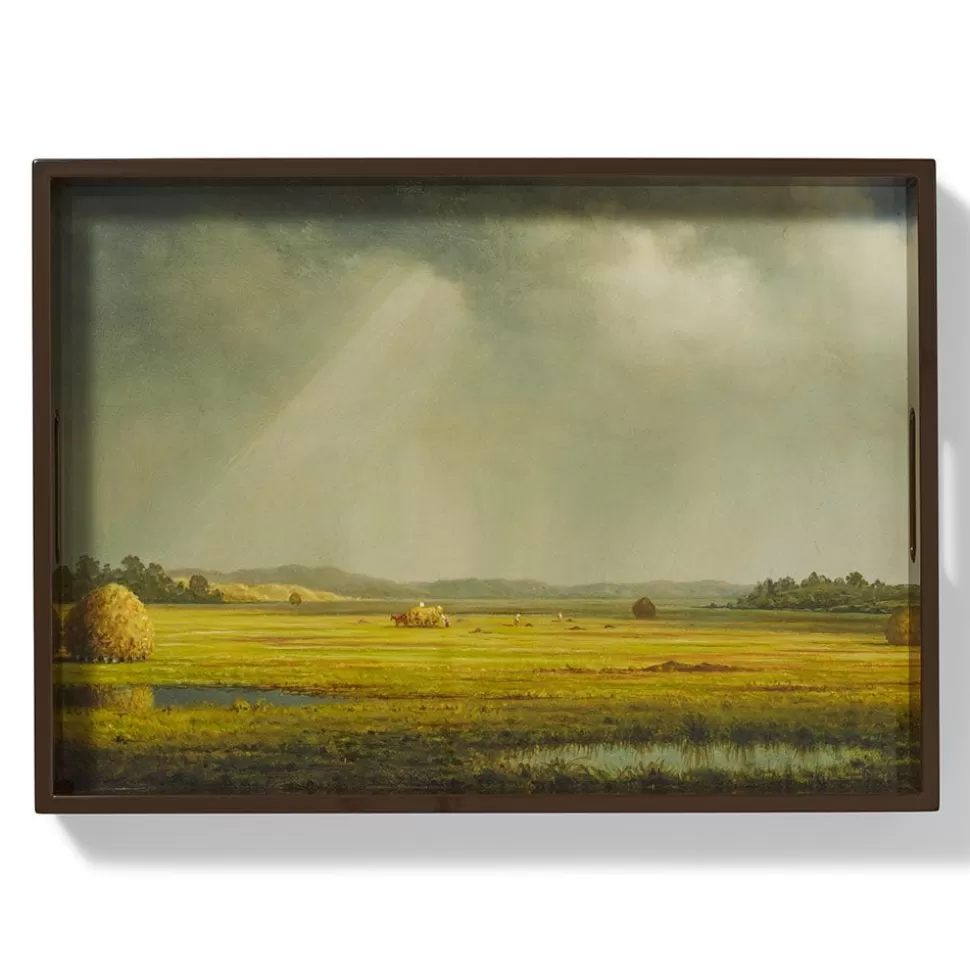 Tableware | Decorative Accents*The Met Store Sublime Landscapes Heade Newburyport Meadows Large Lacquer Tray