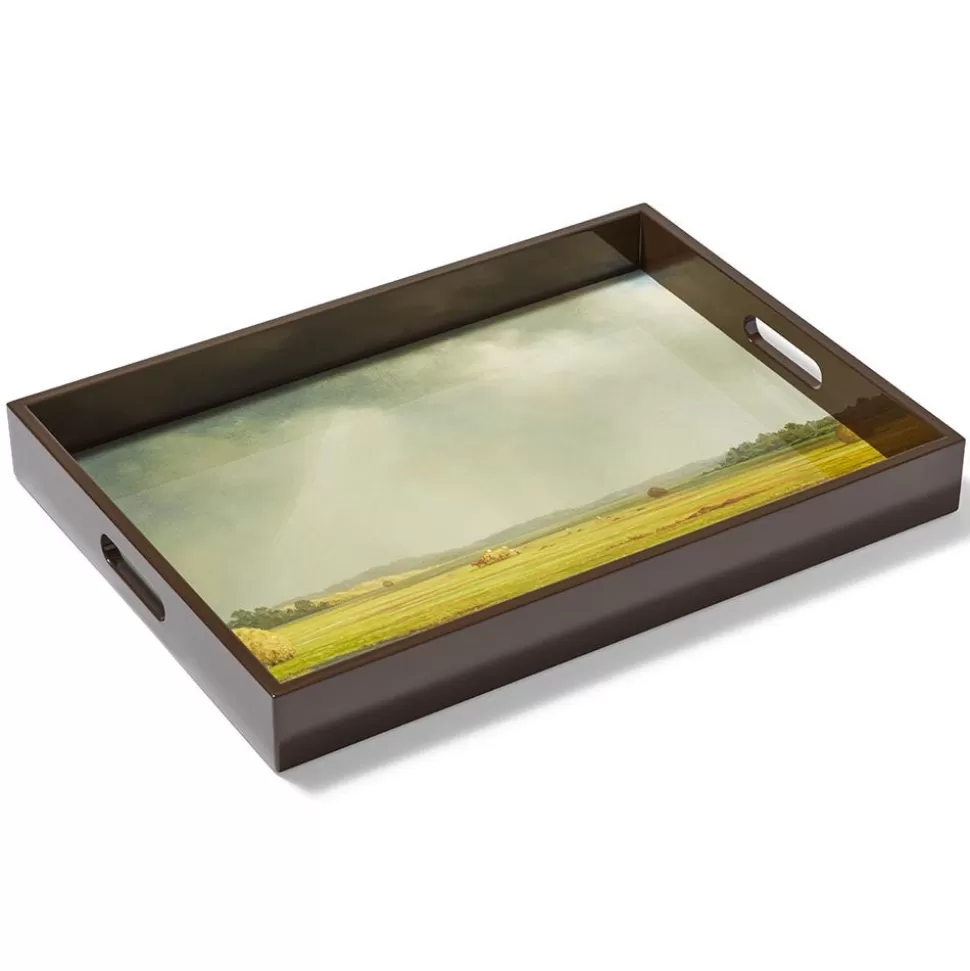 Tableware | Decorative Accents*The Met Store Sublime Landscapes Heade Newburyport Meadows Large Lacquer Tray